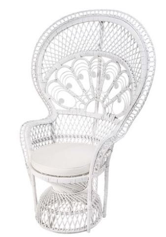Noleggio Sedia Pavone - Emmanuelle chair a Milano